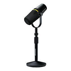 Shure MV7+ Noir avec pied de table