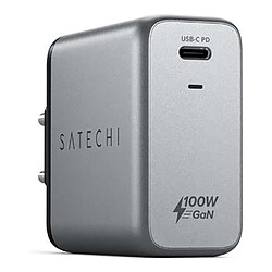 SATECHI Chargeur Mural 100W USB-C PD GaN Space Gray (Gris)