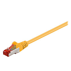 Goobay Câble Réseau RJ45 Cat 6 S/FTP 2 m (Jaune)