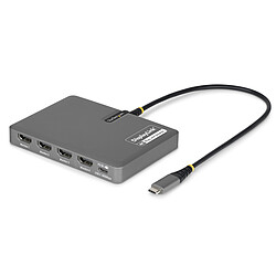 StarTech.com Adaptateur USB Type-C vers 4 HDMI 4K 60 Hz et port USB-C PD 140W