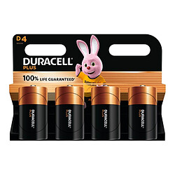 Duracell Plus D (par 4)