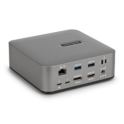 StarTech.com Station d'accueil Thunderbolt 5/USB-C double affichage 8K 60 Hz avec Power Delivery 140 W