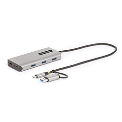 StarTech.com Adaptateur multiport USB-C avec Dual HDMI - Hub USB 3 ports (167B)
