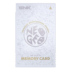 SNK Memory Card Anniversary Edition pour NEO-GEO AES+ Blanc