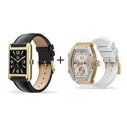 ICE Watch Smart TKS 2.0 - Gold Black + Ice Boliday Blanc et Or 