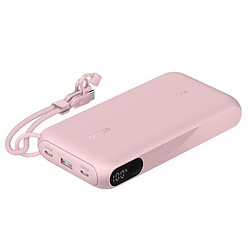 Belkin BoostCharge Powerbank 20K avec Ecran - Rose