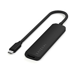 SATECHI Multiports USB-C Slim 4-en-1 4K - Noir