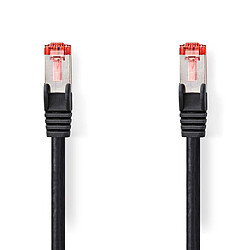 Nedis Câble RJ45 catégorie 6 S/FTP 10 m - Noir