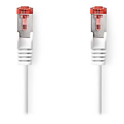 Nedis Câble RJ45 catégorie 6 S/FTP 0.15 m - Blanc