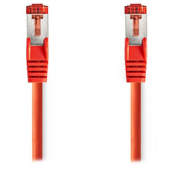 Nedis Câble RJ45 catégorie 6 S/FTP 0.5 m - Rouge