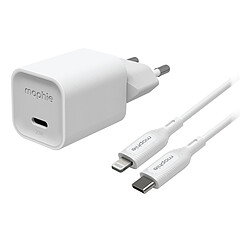 Mophie USB-C GaN Wall Adapter 20W + Câble