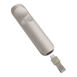 Logitech Télécommande de présentation sans fil avancée Spotlight 2 (sable)