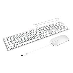 Zagg Keyboard & Mouse Combo Argent