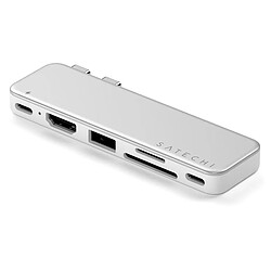Satechi USB-C Snap Hub 6-en-1 - Argent