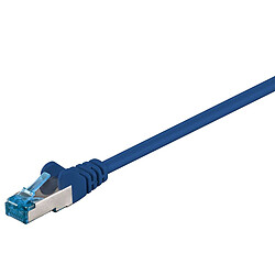 Goobay Câble RJ45 catégorie 6a S/FTP 5 m Bleu
