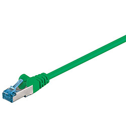 Goobay Câble RJ45 catégorie 6a S/FTP 2 m Vert