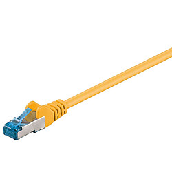 Goobay Câble RJ45 catégorie 6a S/FTP 3 m Jaune 
