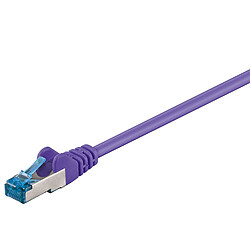 Goobay Câble RJ45 catégorie 6a S/FTP 5 m Violet