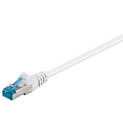 Goobay Câble RJ45 catégorie 6a S/FTP 10 m Blanc 