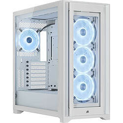 Corsair iCUE 5000X RGB QL Edition Blanc