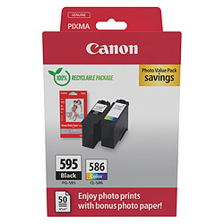 Canon PG-595 + CL-586 - Multipack (Noir et Couleur)