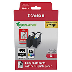 Canon PG-595XL + CL-586XL - Multipack (Noir et Couleur)