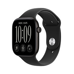 Apple Watch Series 12 GPS 46 mm Aluminium Noir Bracelet Sport Noir S/M