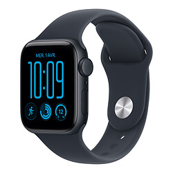 Apple Watch SE 3 GPS + Cellular 44 mm Aluminium Minuit Bracelet Sport Bleu marine M/L