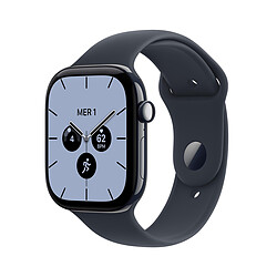 Apple Watch Series 12 GPS + Cellular 46 mm Céramique Bleu nuit Bracelet Sport Bleu marine S/M