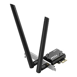 MSI HERALD BE6500 GPBE65 - Adaptateur PCIe Wi-Fi 7 + Bluetooth