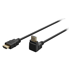 Goobay Câble HDMI Haute Vitesse 90° - 1 m