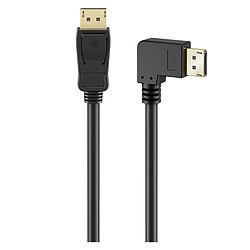 Goobay Câble DisplayPort 2.0/2.1 incliné - 5 m