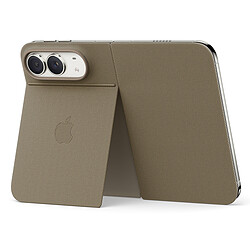 Apple Folio avec Support Taupe pour iPhone Duo