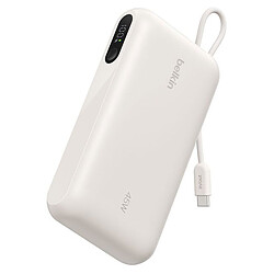 Belkin Powerbank USB-C 20K en 45 W avec câble USB-C intégré - Sable Belkin Powerbank USB-C 20K en 45 W avec câble USB-C intégré - Sable