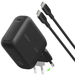 Belkin Chargeur USB-C 100 W avec câble 1,5 m - Noir