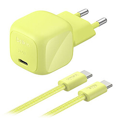 Belkin BoostCharge Chargeur Secteur USB-C Compact 30W - Vert