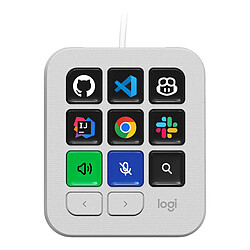 Logitech MX Keypad Gris Pâle