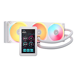 Corsair iCUE LINK TITAN II 360 Ultra LX LCD Blanc