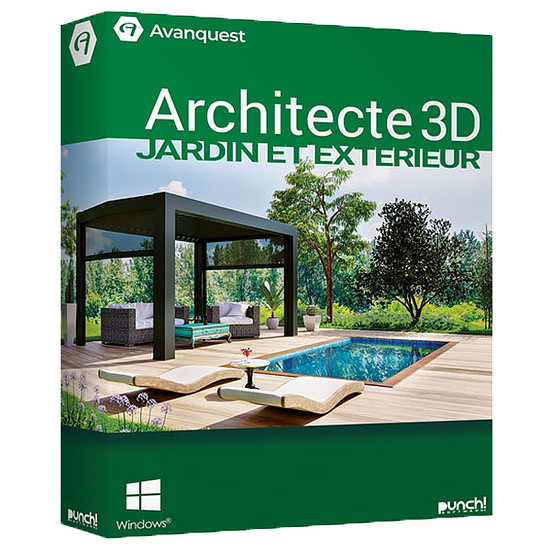 Logiciel éducatif et culturel Architecte 3D Jardin et Extérieur 22 - Licence perpétuelle - 1 PC  - A télécharger