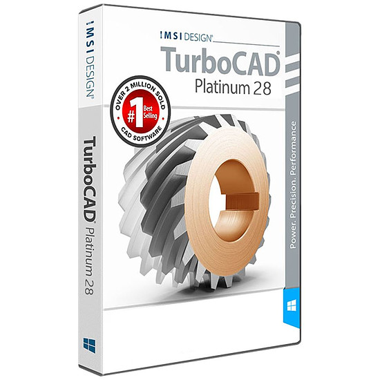 Logiciel image et son TurboCAD Platinum 28 - Licence perpétuelle - 1 poste - A télécharger
