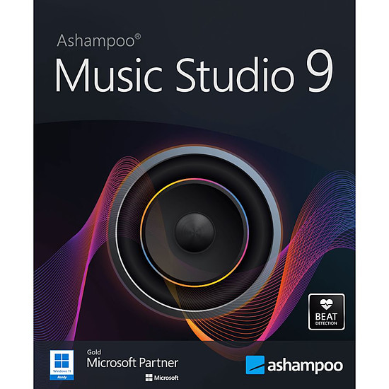 Logiciel home studio Ashampoo Music Studio 9 - Licence perpétuelle - 1 poste - A télécharger