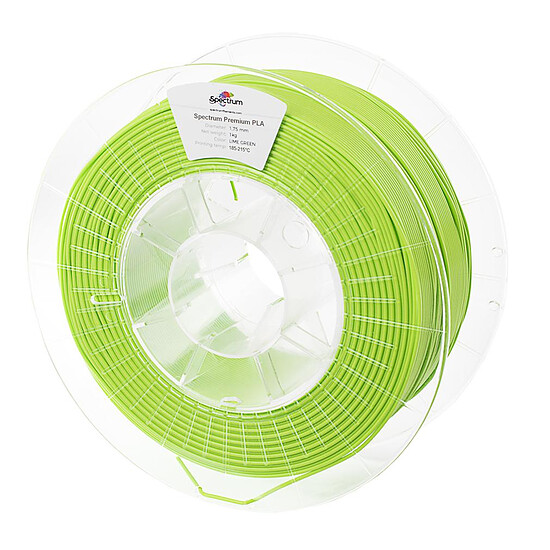 Filament 3D Spectrum Premium PLA vert citron (lime green) 1,75 mm 1kg