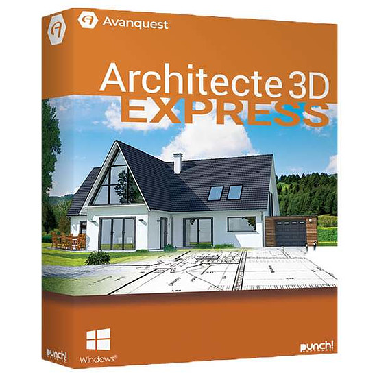 Logiciel éducatif et culturel Architecte 3D Express 22 - Licence perpétuelle - 1 PC - A télécharger