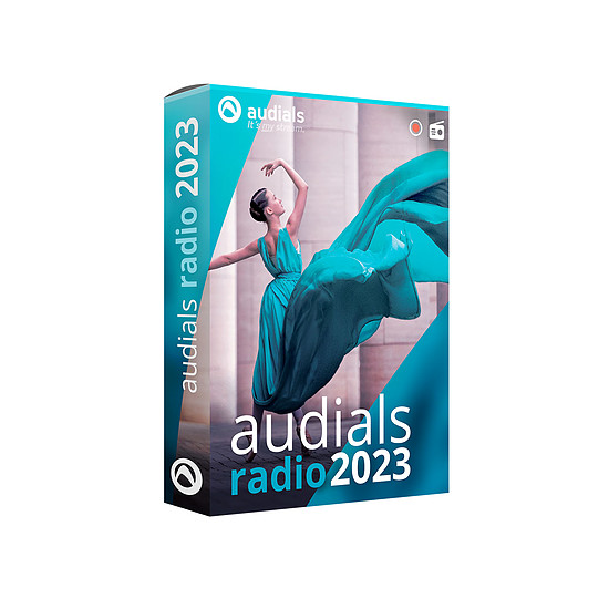 Logiciel home studio Audials Radio 2023 - Licence perpétuelle - 1 PC - A télécharger