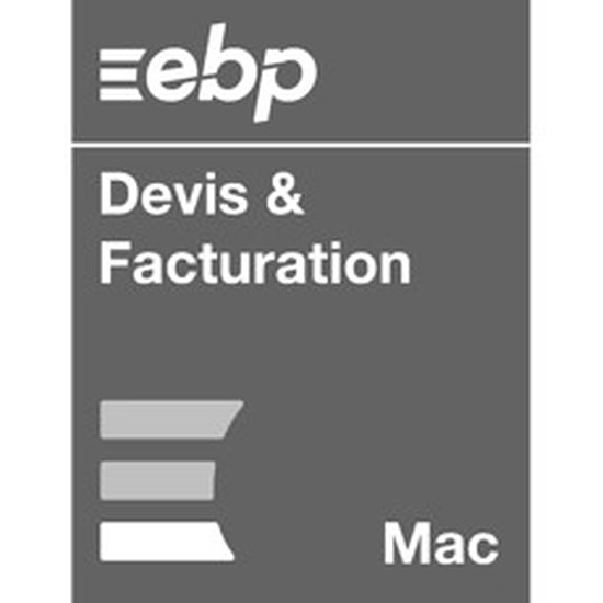 Logiciel comptabilité et gestion EBP Devis et Facturation  MAC - Licence perpétuelle - 1 poste - A télécharger