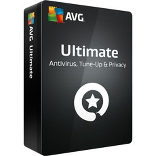 Logiciel antivirus et sécurité AVG Ultimate - Licence 1 an - 10 appareils - A télécharger