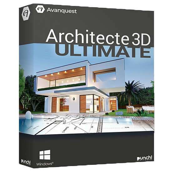 Logiciel éducatif et culturel Architecte 3D Ultimate 22 - Licence perpétuelle - 1 PC - A télécharger