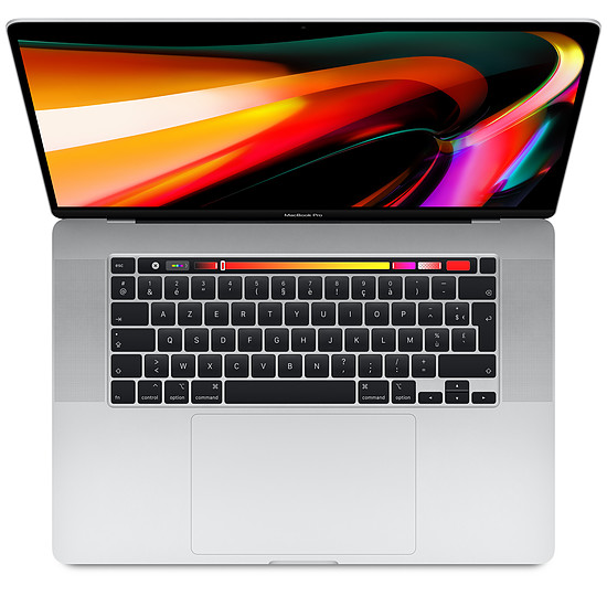Macbook reconditionné Apple MacBook Pro Touch Bar 16 " - 2,4 Ghz - 32 Go - 4,096 Go SSD - Argent - Intel UHD Graphics 630 and AMD Radeon Pro 5500M (2019) · Reconditionné