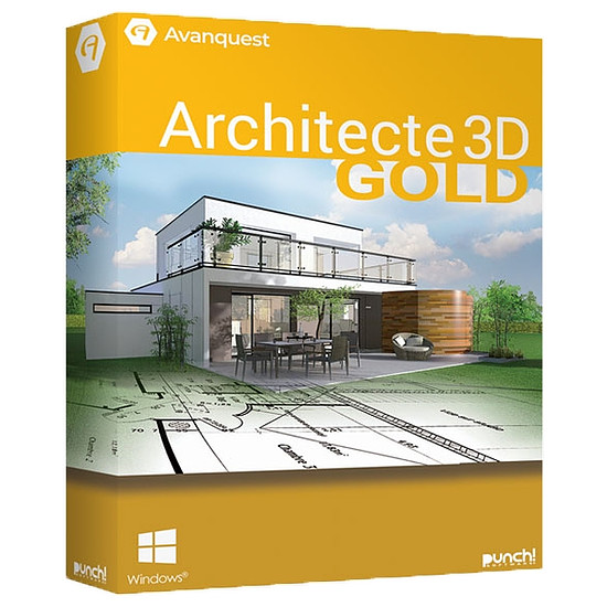 Logiciel éducatif et culturel Architecte 3D Gold 22 - Licence perpétuelle - 1 PC - A télécharger