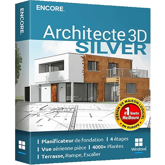 Logiciel éducatif et culturel Architecte 3D Silver 22 - Licence perpétuelle - 1 PC - A télécharger